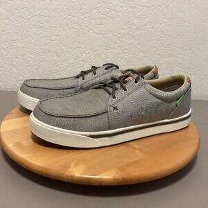 Twisted X Nano Toe‎ Work Shoes Mens 11W  Gray ecoTWX Safety Toe Sneaker MCA0018